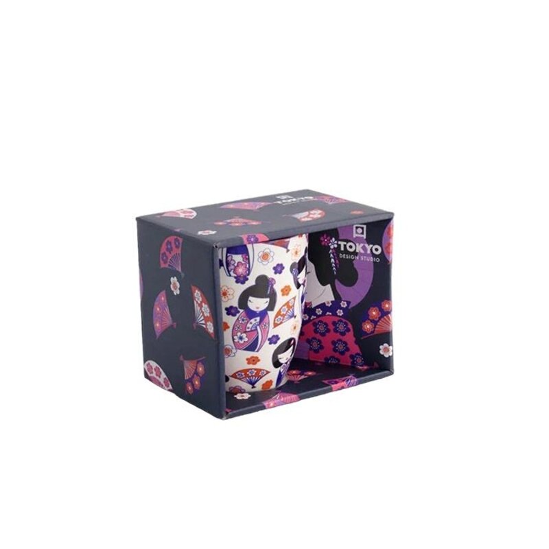 Kawaii Kokeshi Mug W/Giftbox