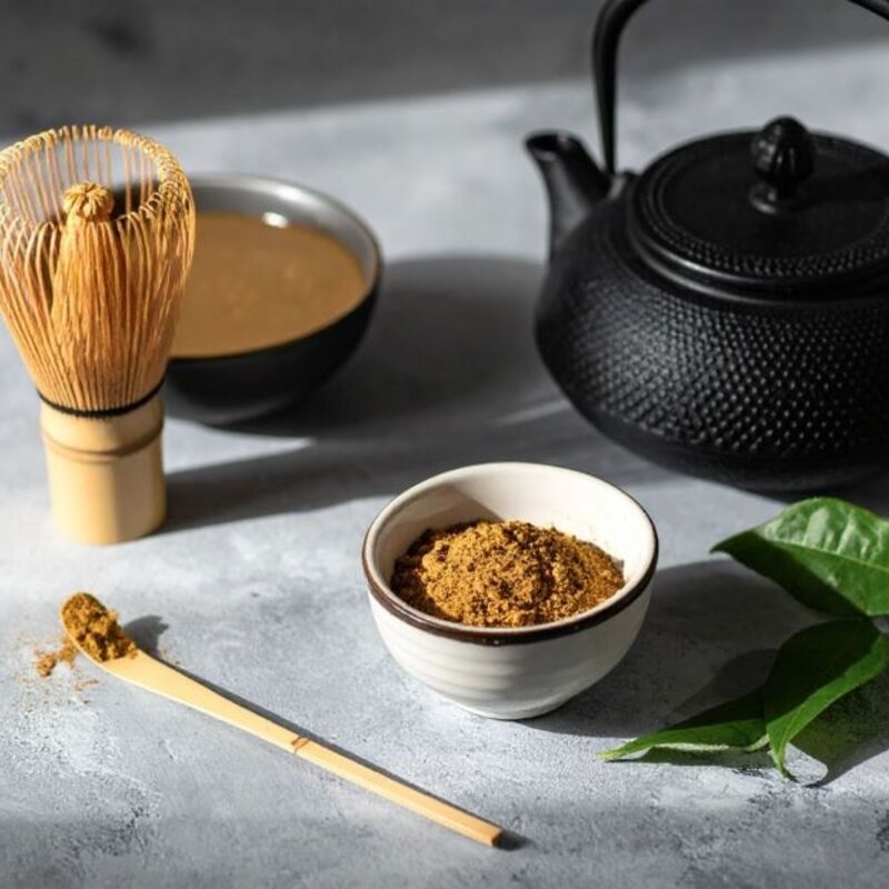 Té verde orgánico de Japón Polvo de hojicha