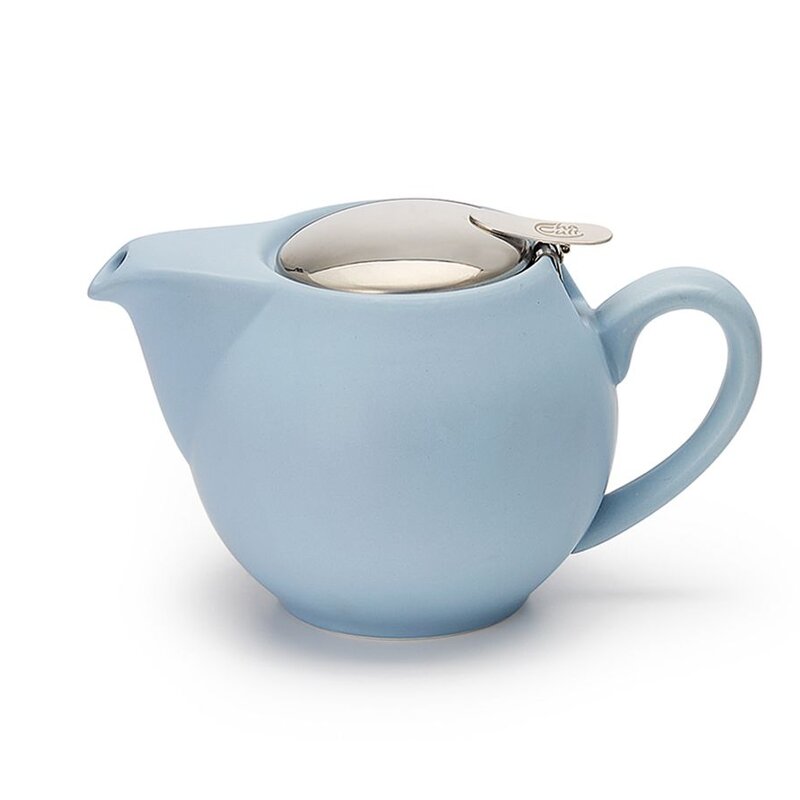 Tetera "Saara" Porcelana, azul claro mate 0,5 l