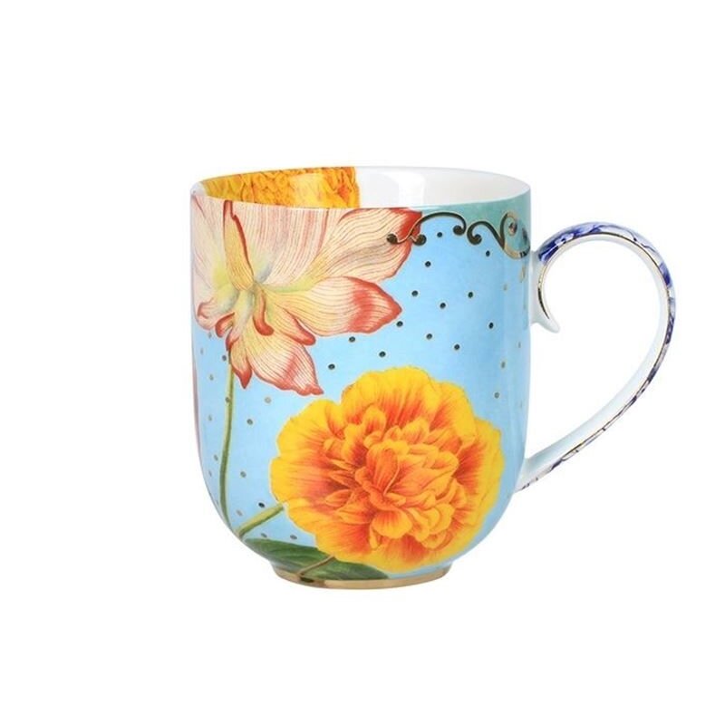 Mug large royal flowers 350ml
