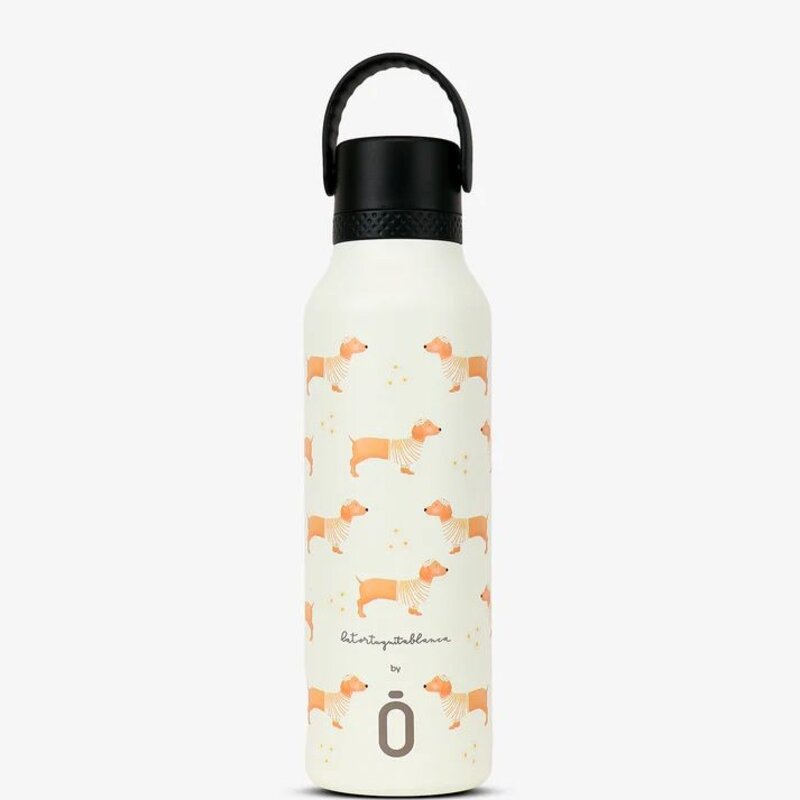 BOTELLA TERMO "RUNBOTT MII" LA TORTUGUITA BLANCA - DAISY TECKEL 600ML