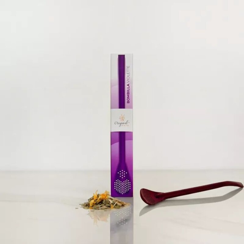 Bombilla Violeta - Pajita filtrante Mate