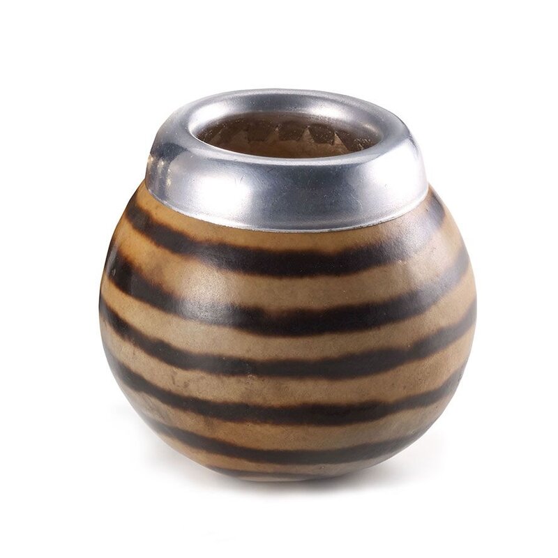 MATE CALABAZA RAYAS