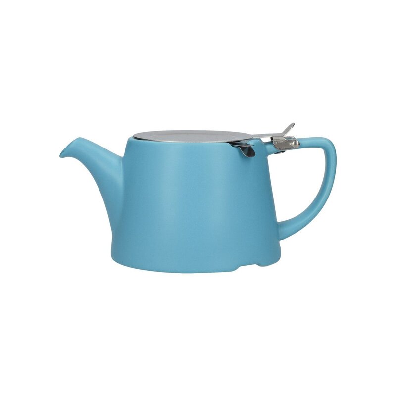 London Pottery Tetera de filtro OvalÂ® Azul satinado
