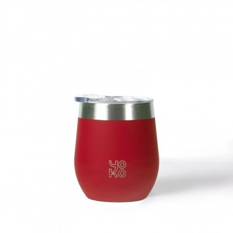 Mug Isotérmico con tapa 250 ml ROJO