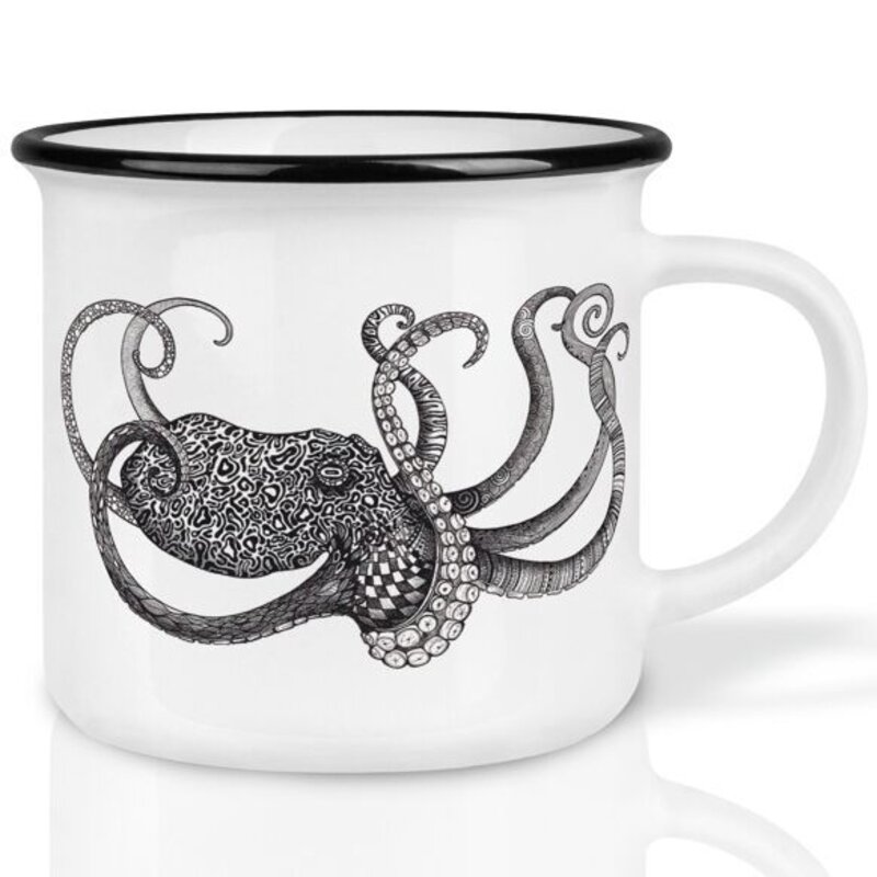 Taza esmaltada - pulpo - 300ml Ligarti