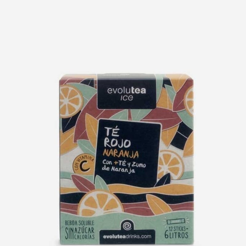 Ice Tea Té Rojo con naranja